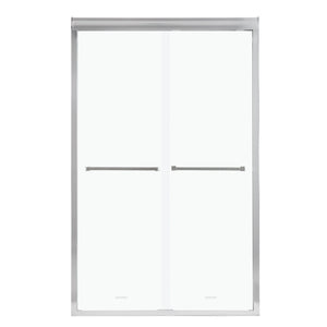 Modern Double Sliding Shower Enclosure, Tempered Glass
