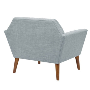 Modern Lounge Chair With Button Tufting