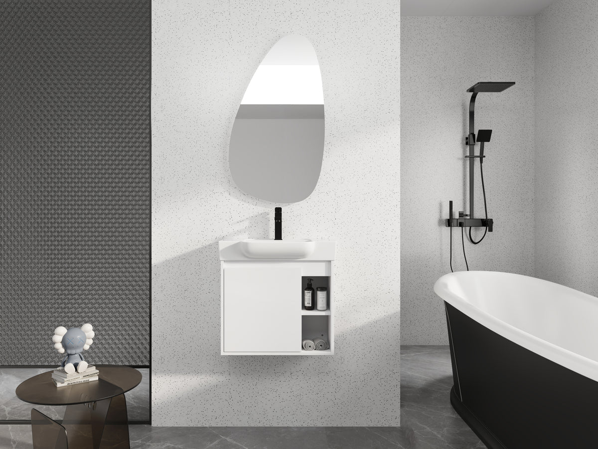 24'' Wall-Mounted Bathroom Vanity