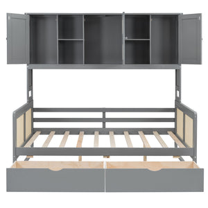 Daybed And All In One Cabinet And Shelf