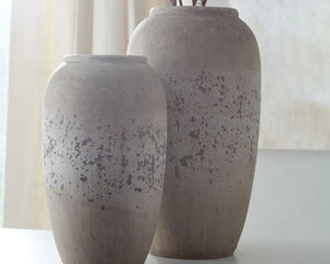 Dimitra - Vase Set (Set of 2) - Brown / Cream - Best Buy Furniture