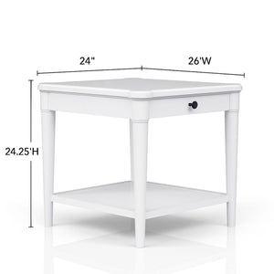 End Table With Storage Drawer