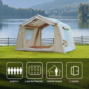 8 m² Inflatable Tents for Camping