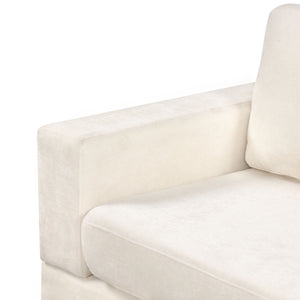 Sectional Sofa Upholstered Sofa Couch With Reversible Armrests For Living Room