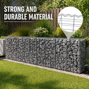 Galvanized Steel Gabion Basket with Dividers