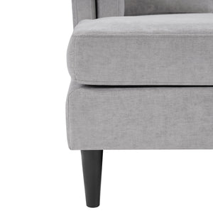 Chaise Lounge Sofa Bed With Dual Layer Armrests For Living Room