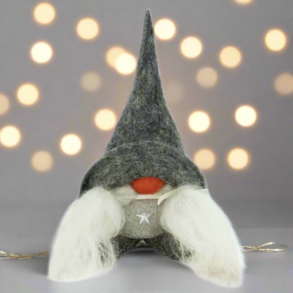 Tomte Gnome - Selma (Grey Cap)