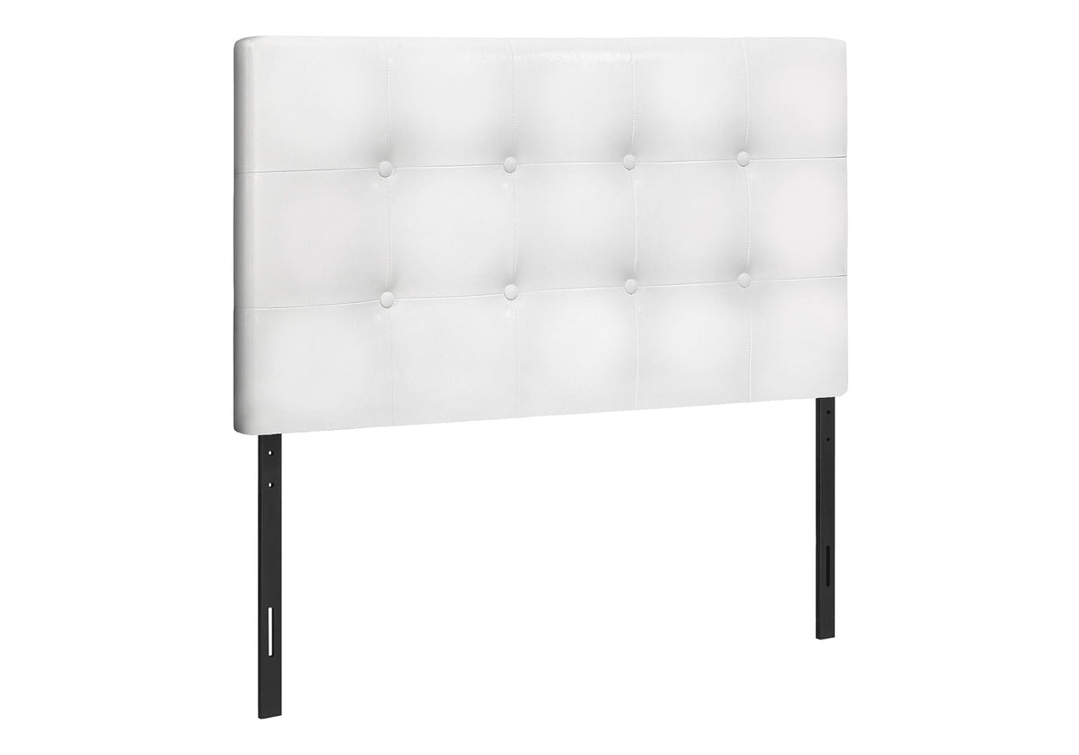 Twin Size, Bed Headboard Only, Upholstered, Transitional - White - Best Buy Furniture