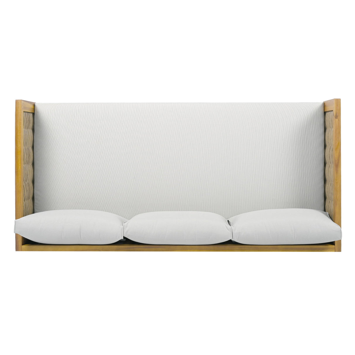 Claremont - 3 Seater Daybed Teak Acacia Wood Water Resistant Cushions