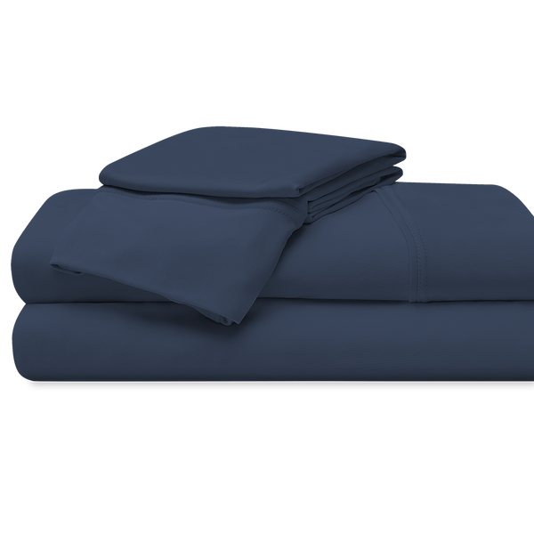 Bedgear Vertex Split Cal King Sheet Set, Navy