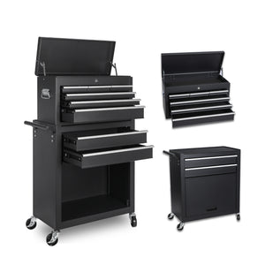 8-Drawer Rolling Tool Storage Cabinet with Detachable Top