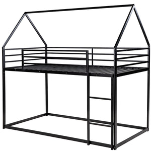 House Bunk Bed With Built In Ladder