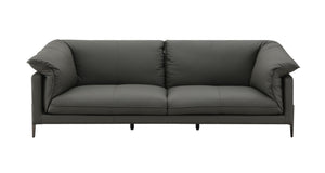 Tadi - Top Grain Leather Sofa - Black