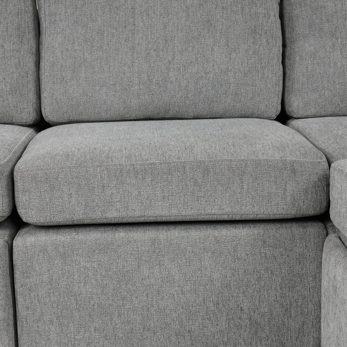 Convertible U-Shaped Sectional Sofa With Pull-Out Bed