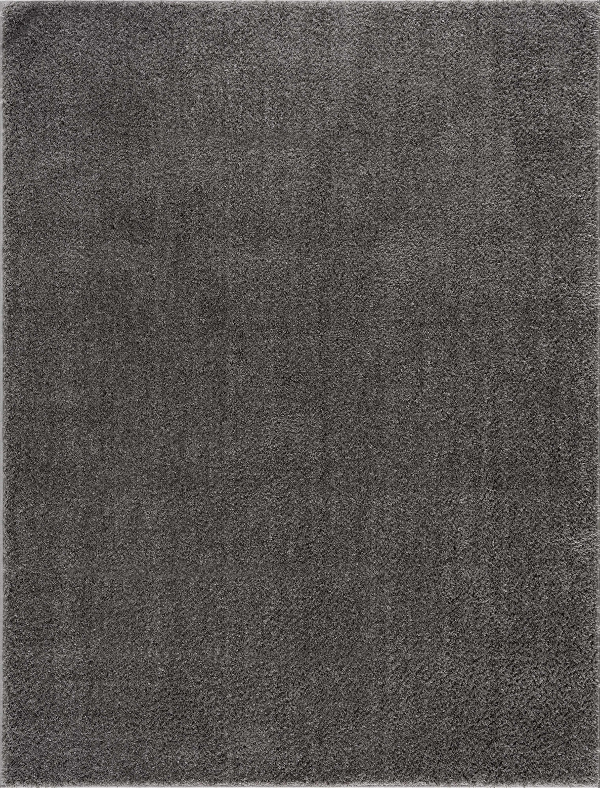 Judy Solid Dark Gray Washable Shag Rug - Promo