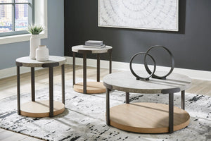 Darthurst - Occasional Table Set (Set of 3) - Light Brown - Best Buy Furniture