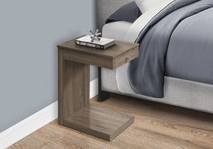 Accent Table, C - Shaped Contemporary & Modern - Taupe - Best Buy Furniture