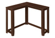 Corner Accent Console Table For Entryway, Contemporary & Modern - Cherry - Best Buy Furniture