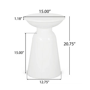 Outdoor Modern Metal End Large Table - Best Buy Furniture