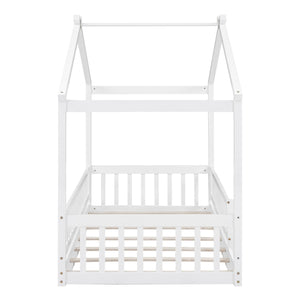 Bed House Bed Frame With Fence