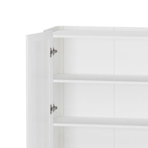 Abbey - Bookcase Cabinet With 4 Adjustable Shelves