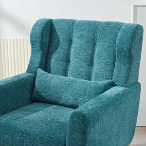 Modern Accent Chair Upholstered Foam Filled Living Room Chairs Comfy Reading Chair Mid-Century Modern Chair With Fabric Lounge Arm Chairs Armchair For Living Room Bedroom