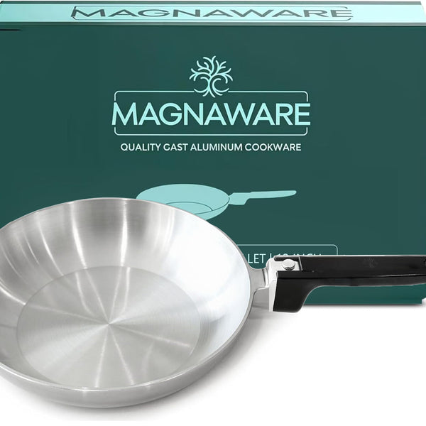 13-Inch Chef Skillet – Quick & Even Heat Distribution – Lightweight Cast Aluminum Frying Pan