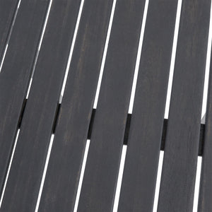 Outdoor Minimalist Acacia Wood Rectangle Bar Table