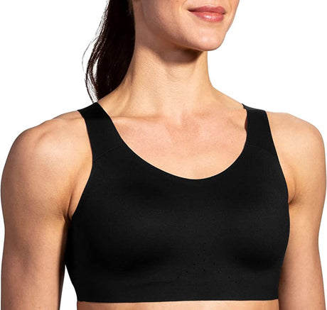 Brooks Women's Dare Scoopback Run Bra, Black Size 38C/D