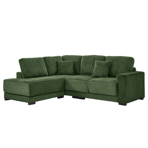93" Sectional Sofa, L Shaped Sofa Couch