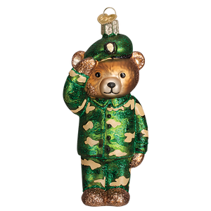 Army Bear Ornament