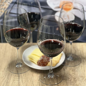 Tritan Hammer - Leadingware Plastic Wine Glasses (Set of 4), Unbreakable, Bpa Free, 20Oz - Clear