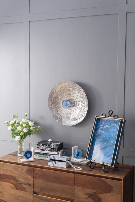 Textured Oversized Disc, Wall Decor For Living Room (Set of 3) - Multicolor