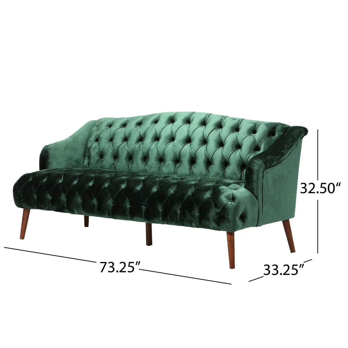 Comfy 3 Seat Sofa With Wooden Legs, For Living Room And Study - Best Buy Furniture