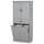 Modern Bathroom Storage Cabinet With Two Laundry Baskets, One Drawer, Adjustable Shelf - Best Buy Furniture