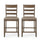 Farmhouse Upholstered Wood Counter Stools - Best Buy Furniture