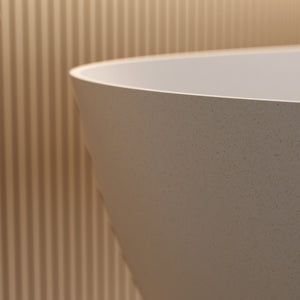 69'' Freestanding Bathtub Resin Stone Soaking Bathtub