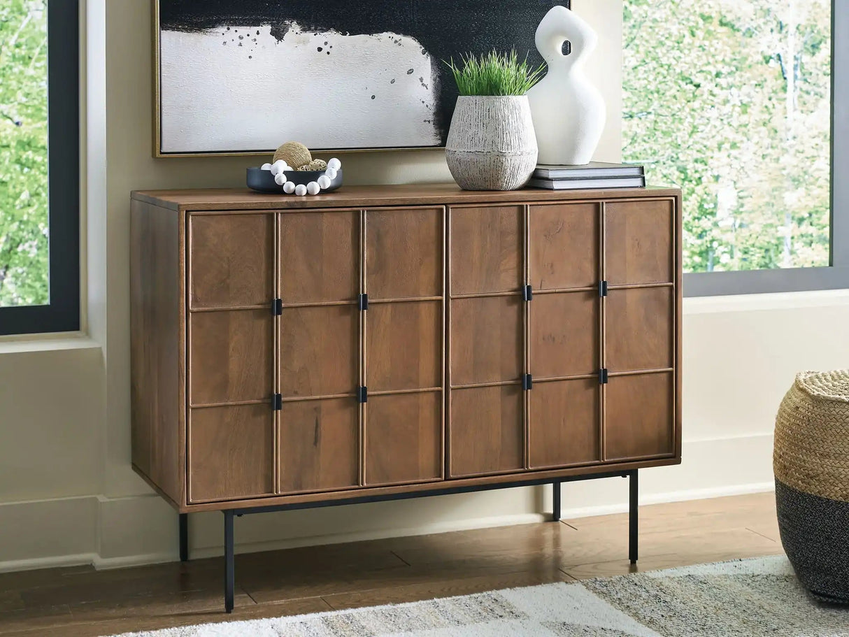 Juddins - Accent Cabinet - Brown - Best Buy Furniture