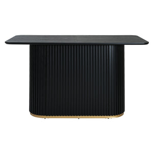 63"L Counter Table - Black