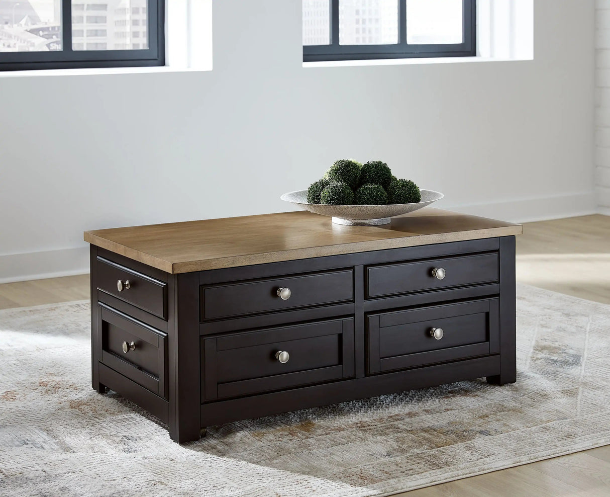 Drazmine - Lift Top Cocktail Table - Brown - Best Buy Furniture