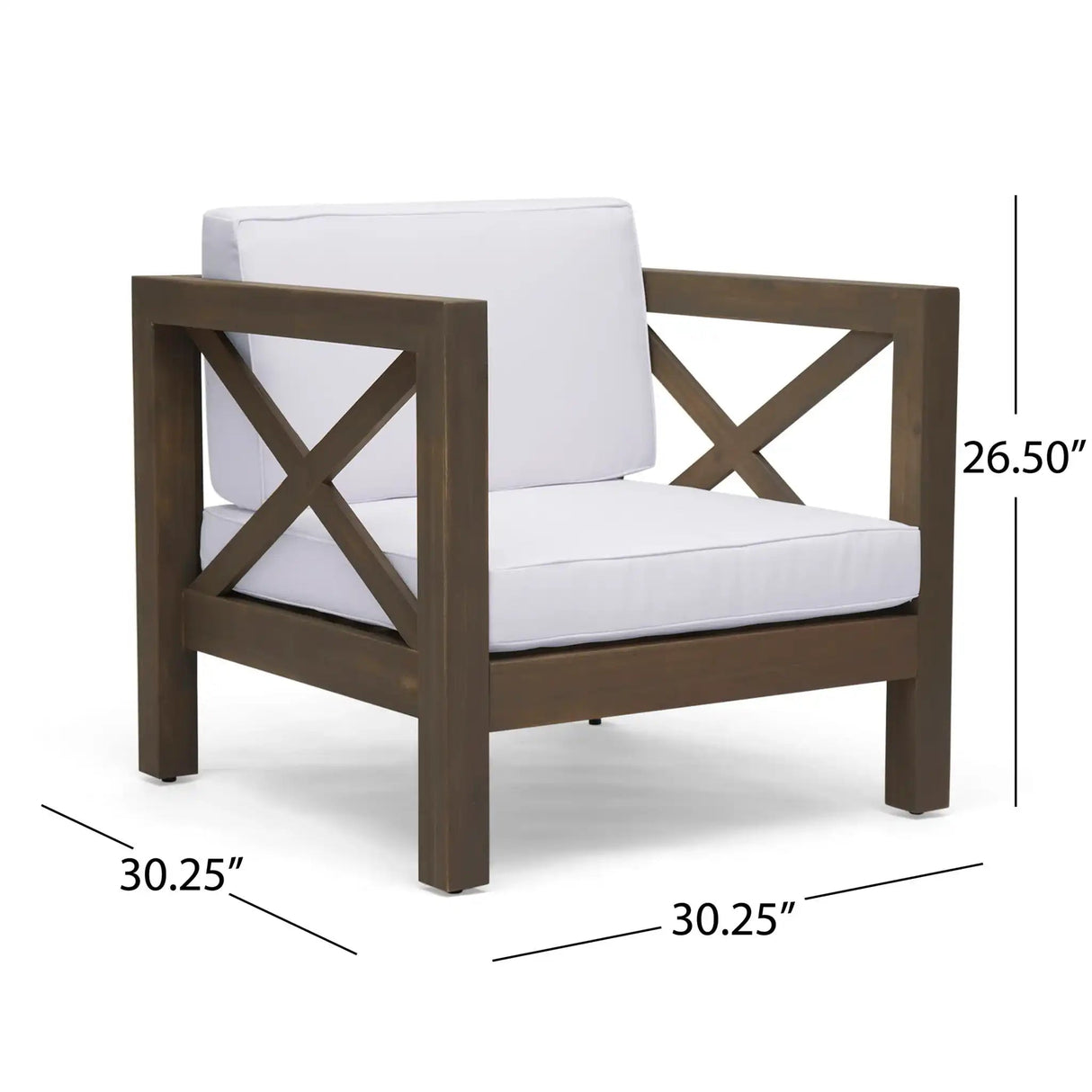 Brava - Mid - Century Modern Club Chair With Water Resistant Cushions - Best Buy Furniture