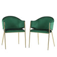 Modern Upholstered Dining Chair With Frame And Plush Velvet - Best Buy Furniture