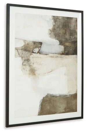 Aldricton - Wall Art - Brown / White - Best Buy Furniture