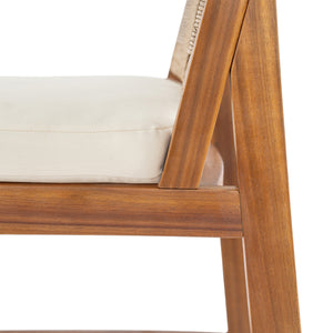 4 Piece Acacia Wood Patio Seating Set