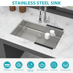Undermount Sink, Low Depth Single Bowl