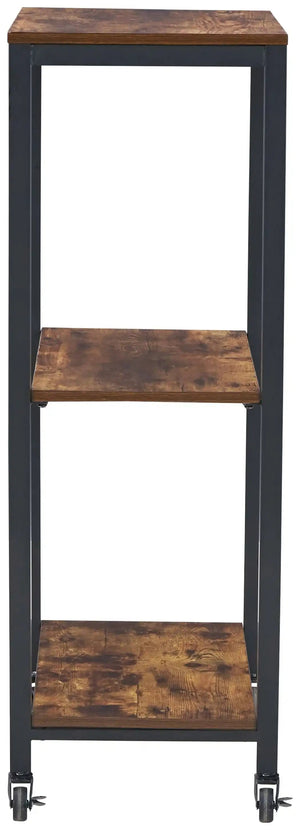 Bevinfield - Bar Cart - Brown / Black - Best Buy Furniture