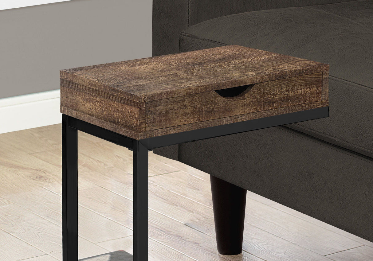 Accent Table, C - Shaped, Modern - Brown - Best Buy Furniture