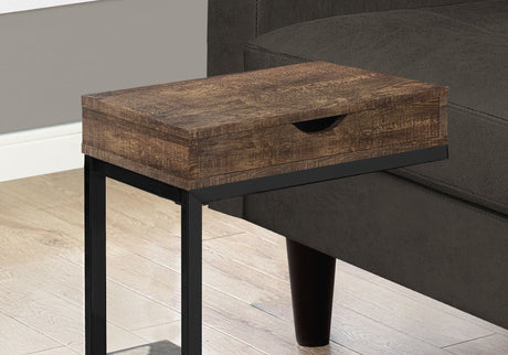 Accent Table, C - Shaped, Modern - Brown - Best Buy Furniture