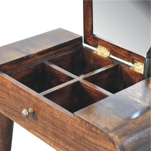 Solid Wood Mini California Dressing Table