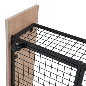 Triple Bunk Bed With Drawers, Multi-Functional Frame With Desks And Shelves In The Middle